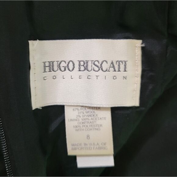 Hugo Buscati Women's Black Cocktail Dress - Picture 2 of 13